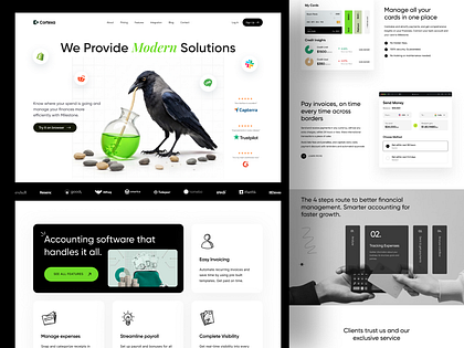 Modern Finance SaaS Landing Page