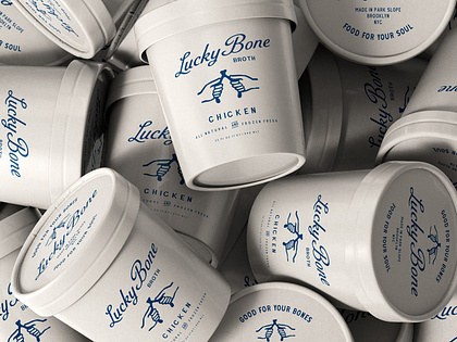 Brand Identity for Soup Brand - Lucky Bone Broth