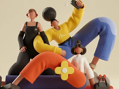 3D illustration-design 3d 3d art 3d illustration 3d rendering 3ds max abstract blender branding cartoon toon cgi illustration character design cinema 4d c4d cyberpunk design digital art dreamy illustration minimalist realistic sculpting