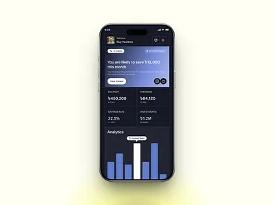 Finance AI - Budget Planner ai ai animation ai finance app app design budget app budget planner finance ai finance app finance app ui interface minimal mobile mobile app mobile app design ui design uiux
