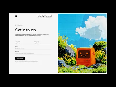 IDE - AI developer environment ai animation create account figma ide log in login minimal sign in sign up signin split screen ui design web design