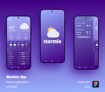 Weather App Design app design forecast ui weather