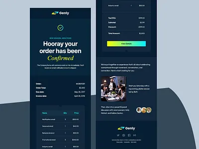 Order confirmation email sample template email design email template email template design email templates