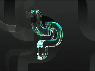 3d logo animation. Glass premium brand concept 3d 3d logo ai startup animation branding c4d crypto digital branding fintech glass illustration logo logo animation luxury motion design motion graphics premium tech tech branding web3
