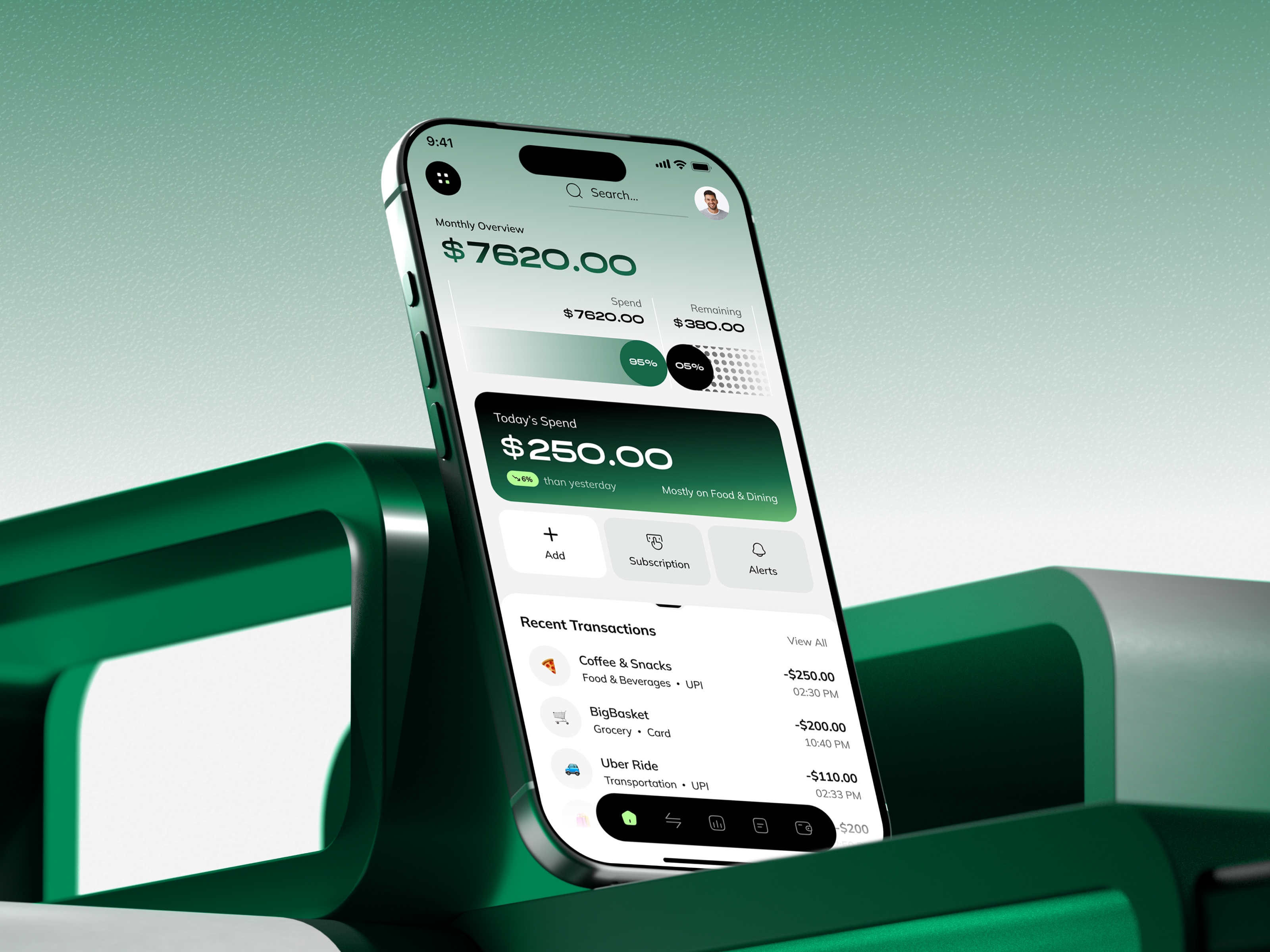 Example of SpendWise — AI-Powered Expense Tracker & Smart Budgeting App