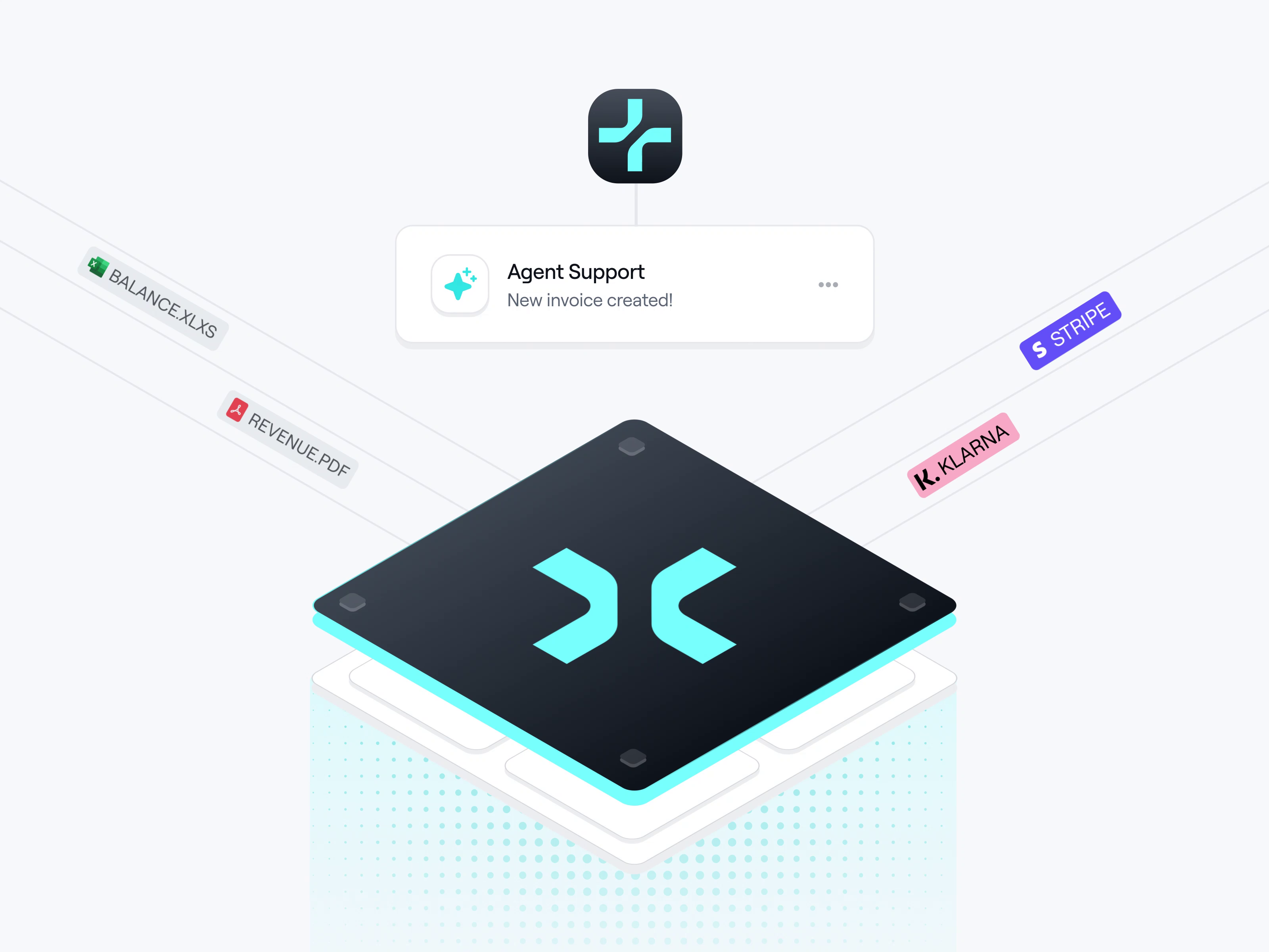 Example of CASH – AI-Powered Fintech Landing Page UI Components