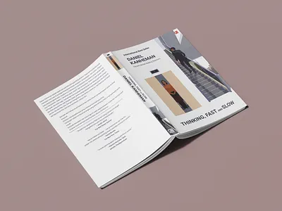Thinking Fast and Slow Cover Redesign book cover digital illustration editorial illustration illustration narrative illustration