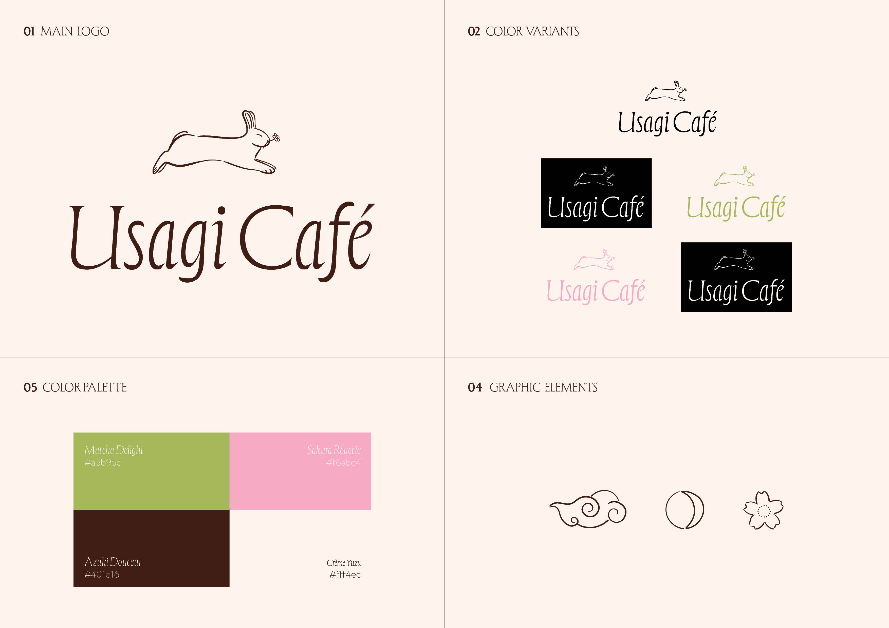 Example of Minimal Café Brand Design
