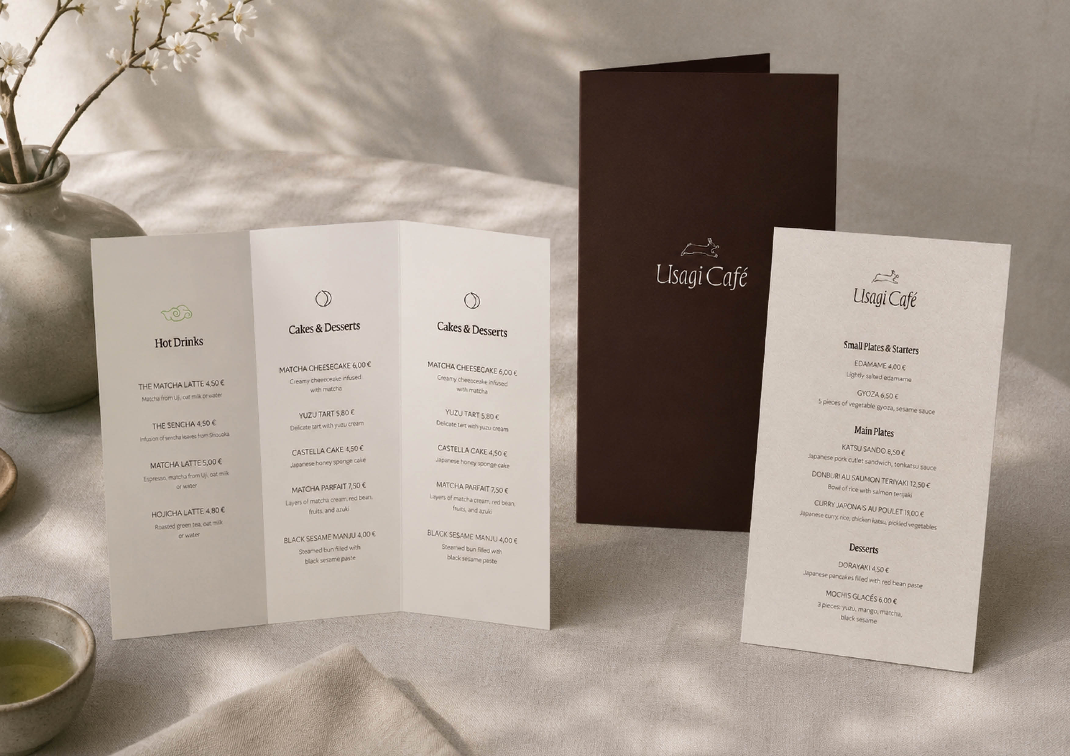 Example of Minimal Café Brand Design