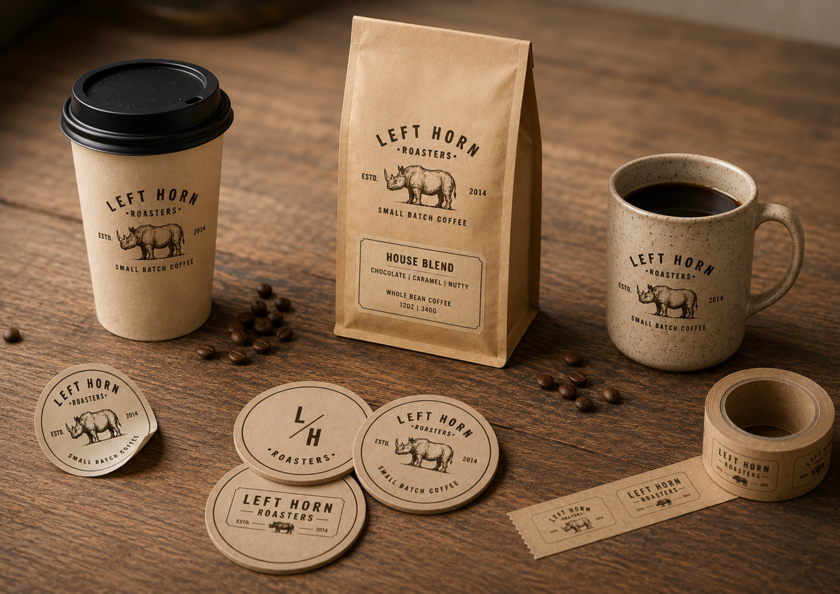 Example of Vintage Brand Identity Design