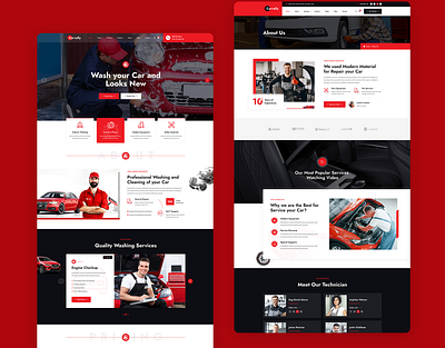 Carvally - Car Wash & Repair HTML5 Template auto car best graphic design best website car car dealer car dealership car template car wash car washing cleaning design dreamit html logo new design psd template repair service top graphic design wordpress