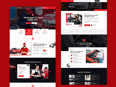 Carvally - Car Wash & Repair HTML5 Template auto car best graphic design best website car car dealer car dealership car template car wash car washing cleaning design dreamit html logo new design psd template repair service top graphic design wordpress