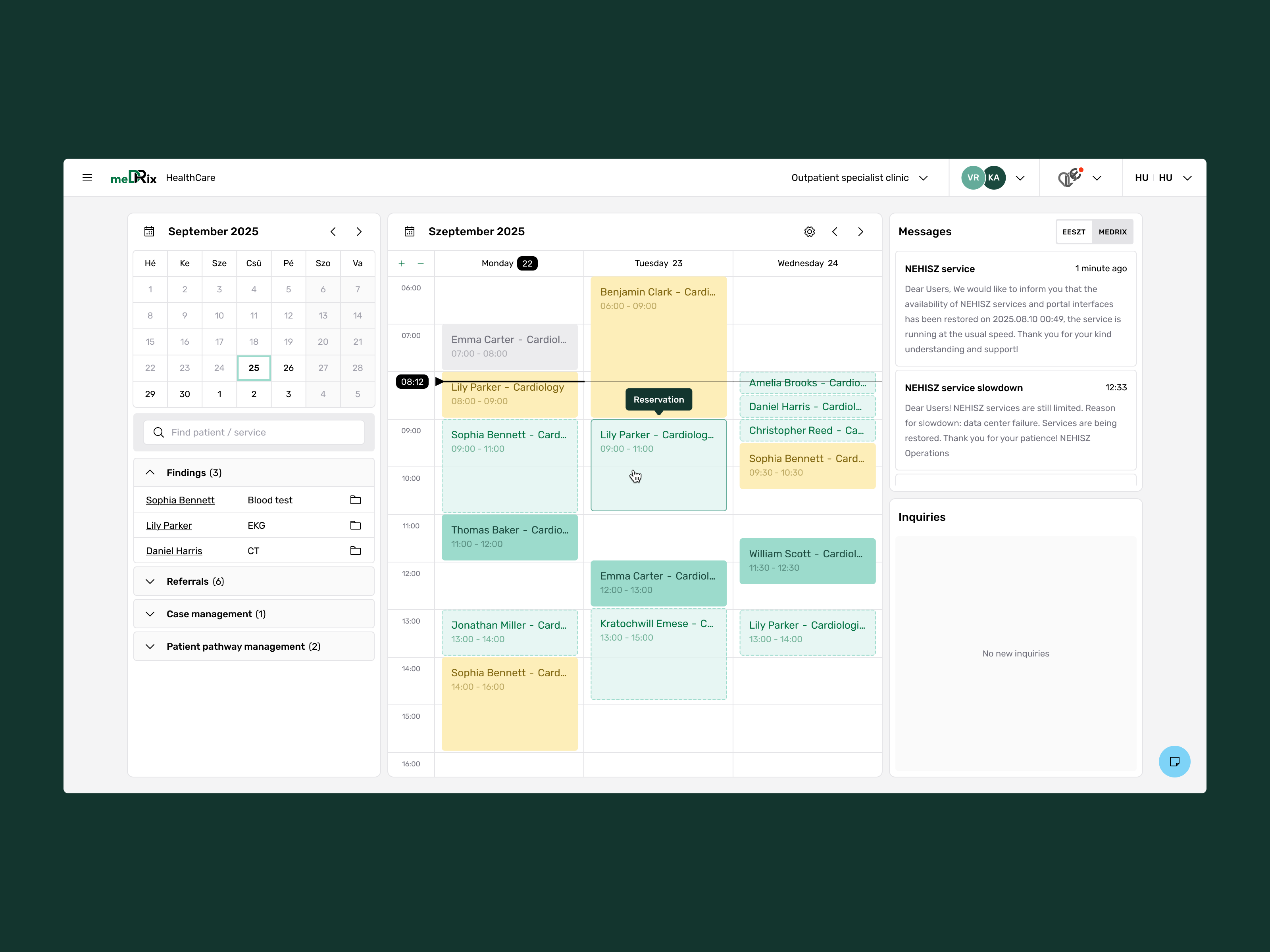 Example of Enterprise Dashboard UX Design
