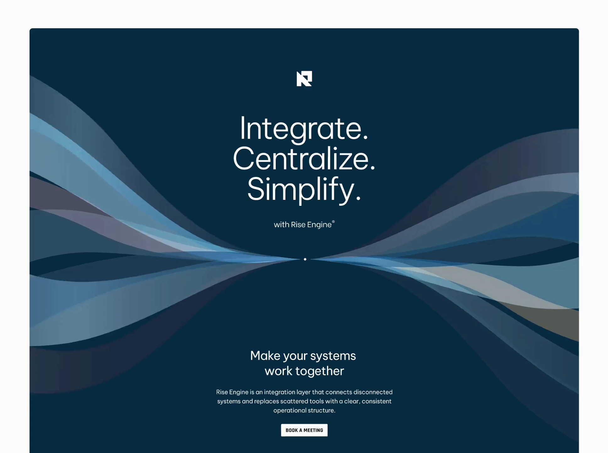 Example of Strategic Saa S Landing Page Design