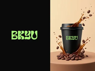 BKYU Coffee Brand Identity — Bold Modern Logo Design branding graphic design logo