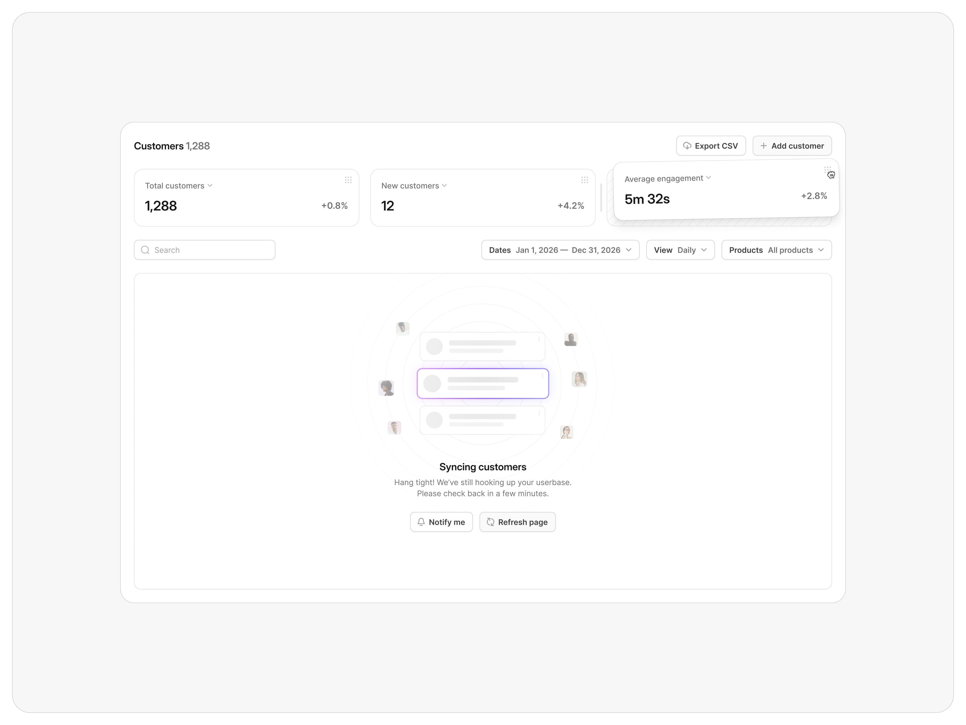 Data empty state — Untitled UI