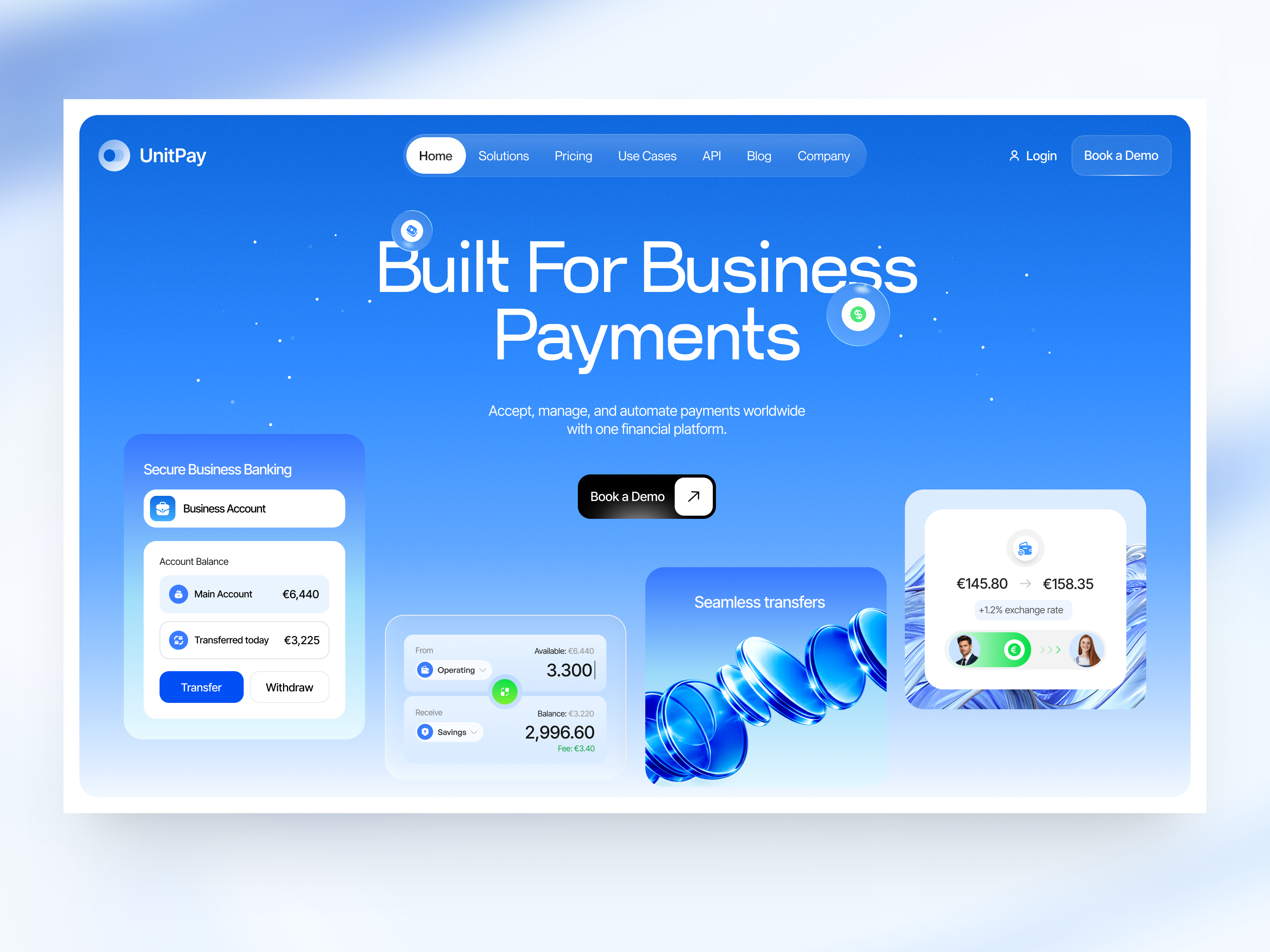 UI-UX for Business Payments design interface product service startup ui uiux ux web website