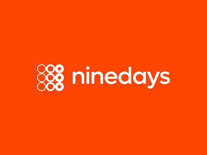 Ninedays logo design - brand and website sprint
