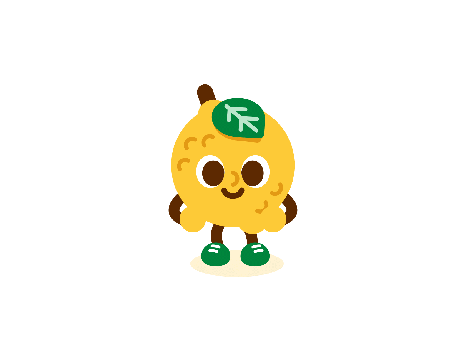 Sweet Victory ae animation berg branding character confetti cute design graphic jump lemon loop lottie mascot motion tiny ui