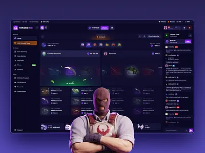Counter Strike : CS2 Battle betting box case battle cases casino craze skin cs2 csgo csgo betting csgo cases gambling gambling cs2 game interface gaming live casino online casino open cases opening cases packs standoff