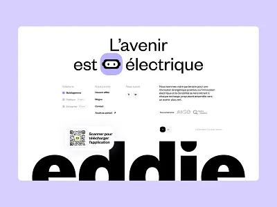Eddie - Footer branding footer logo ui