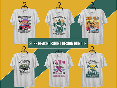 Surfing T Shirt designs, themes, templates and downloadable graphic  elements on Dribbble