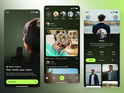 Community Social Platform App Design app design chat ui communication app community app creative ui design inspiration interaction design interface design messaging app mobile design mobile ui modern ui product design social app social platform startup design ui ux design user experience ux design web