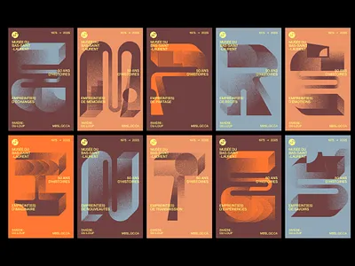 MBSL - 50 years - Posters branding poster print typography
