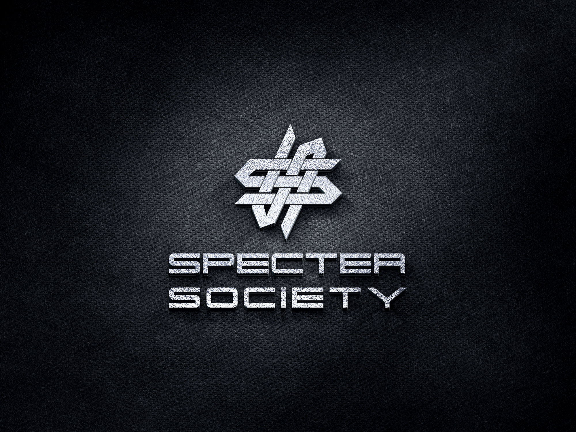 Specter Society - Geometric Monogram Logo 3d animation blackandwhite brand identity branding geometric graphic design logo logodesigner minimalist monogram motion graphics streetwear typography visual identity