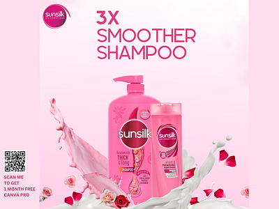 SHAMPOO TEMPLATE ads advertisement branding canva design graphic design media social poster product promote template