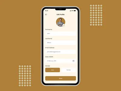 Modern User Profile Editing Experience account management app interface behance project clean design dribbble design edit profile figma design minimal ui mobile app ui mobile design mobile ui modern ui profile screen settings ui ui design uiux design user interface user profile ux design