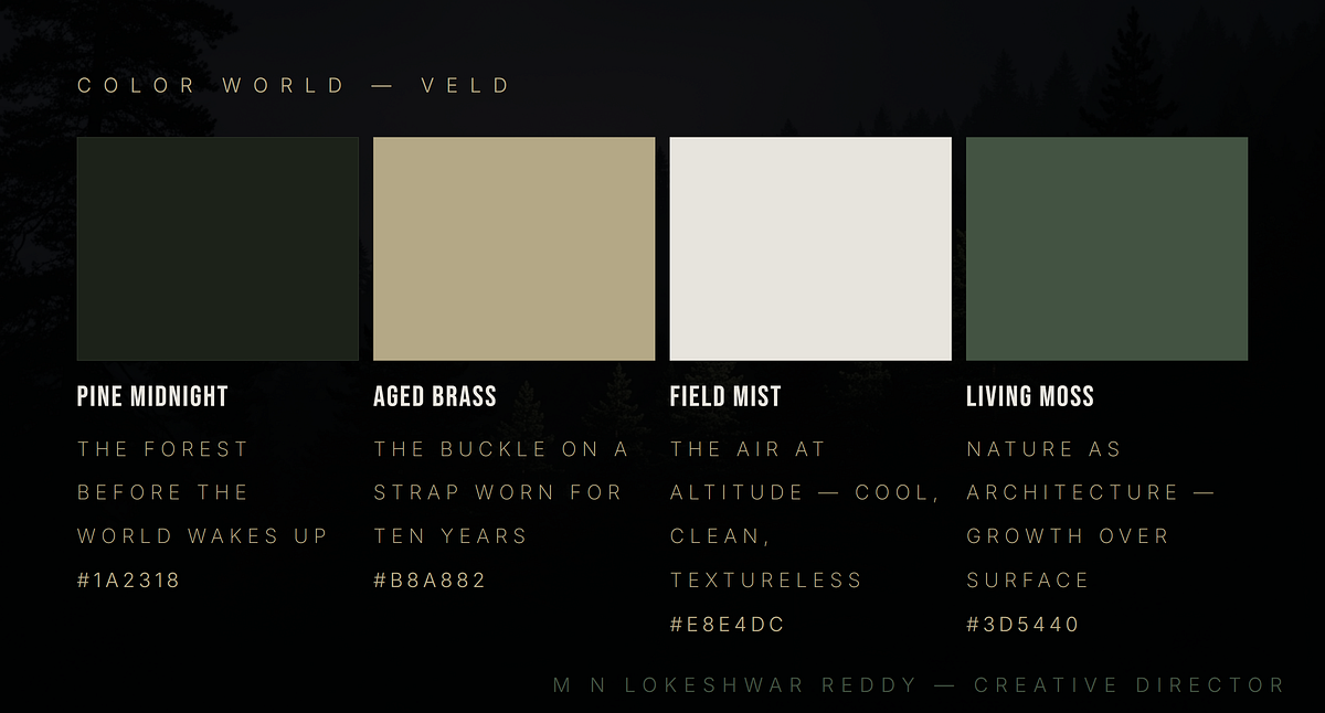 VELD — Premium Performance Menswear Brand Direction Image 2