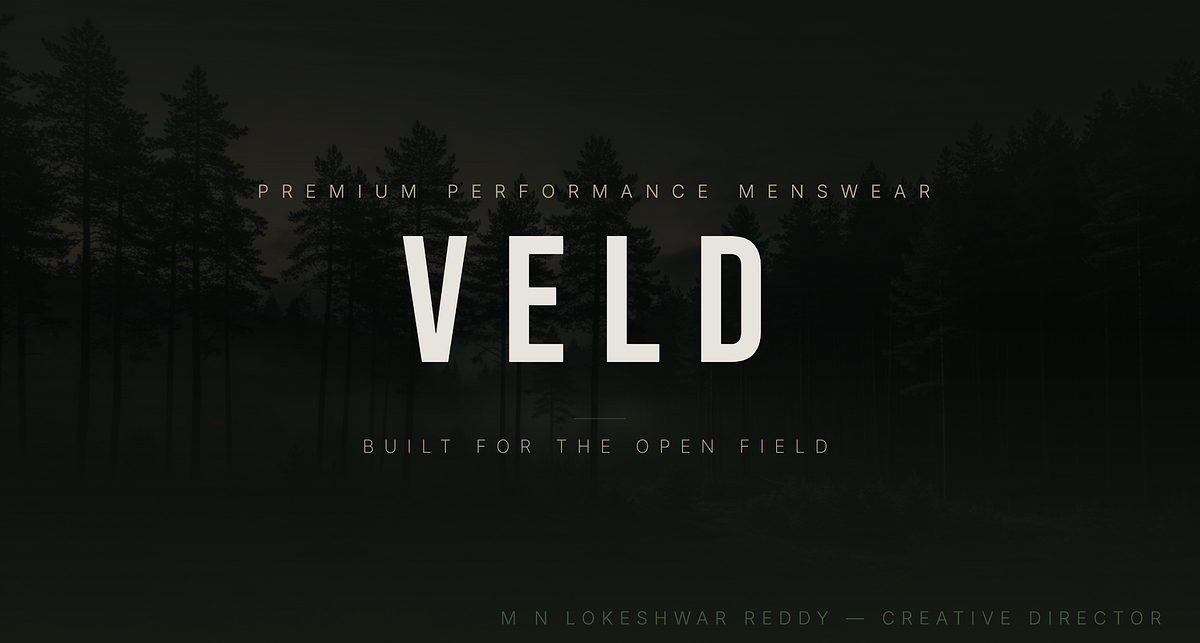 VELD — Premium Performance Menswear Brand Direction Image 0