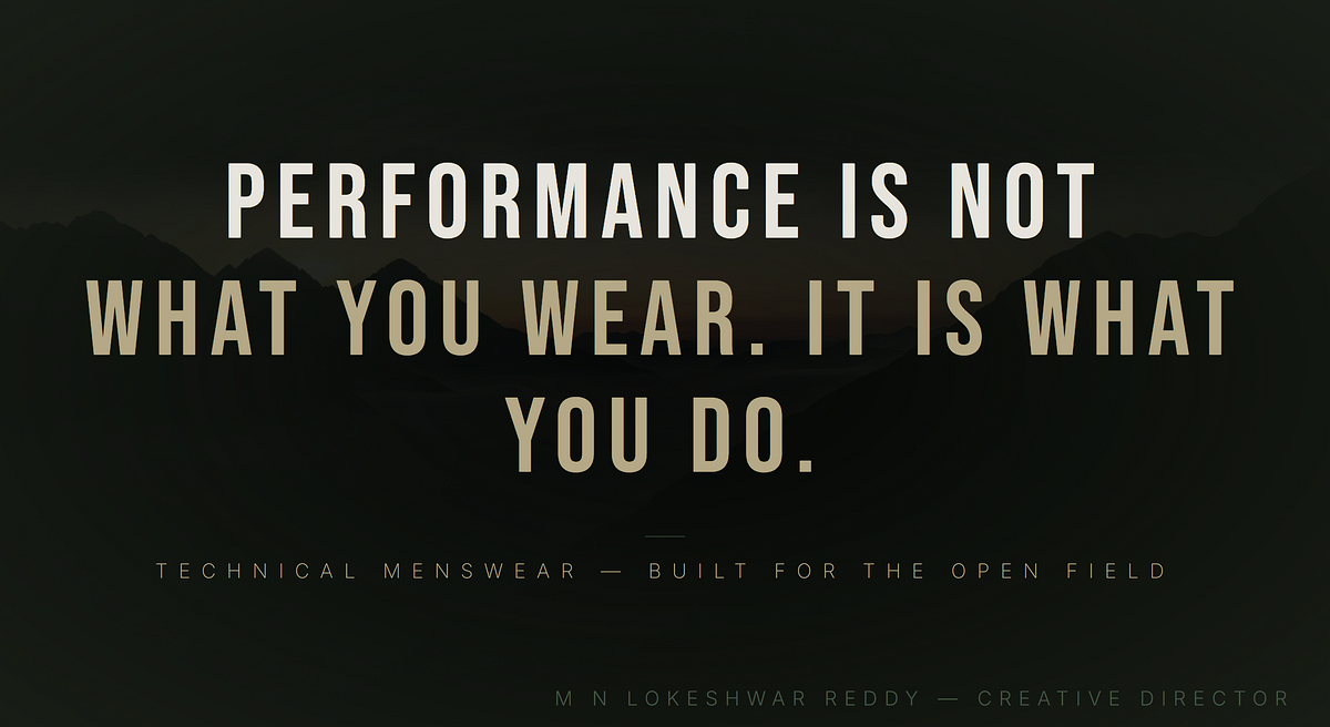 VELD — Premium Performance Menswear Brand Direction Image 4