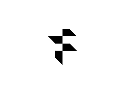 Flux F Logo | Angular Geometric Brandmark abstract logo ai logo angular logo branding brandmark f logo fintech logo futuristic logo gaming logo geometric logo logo design logo for sale minimalist logo modern logo modular logo startup logo tech logo