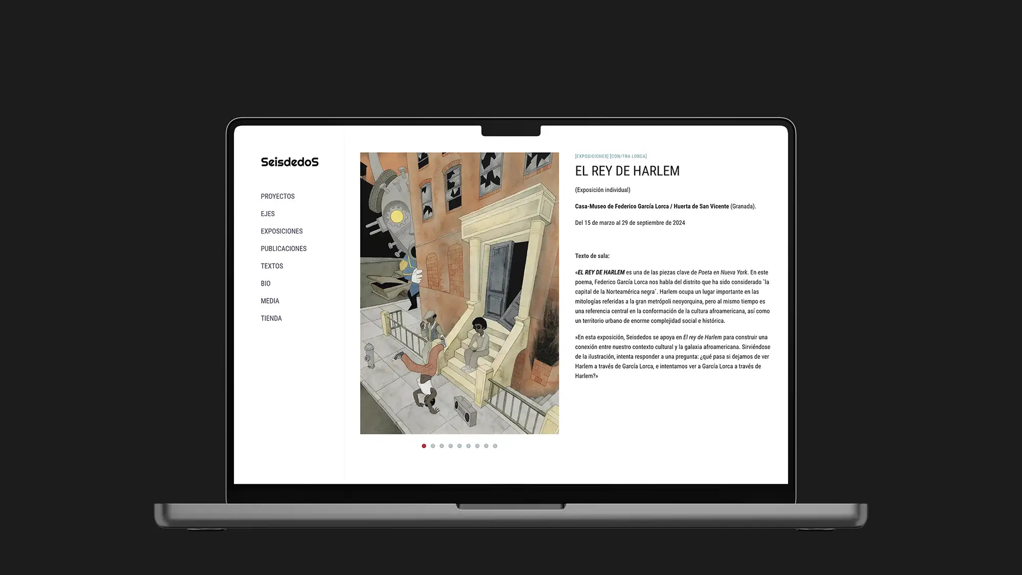 Web Design for Seisdedos Illustration digitalstudioaltea ui ux webdesign