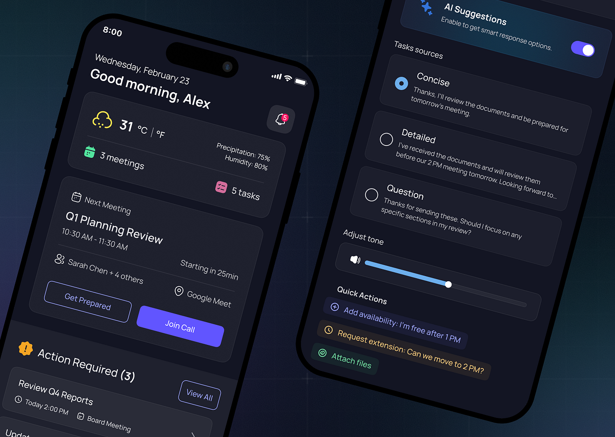 Aura Personal Ai Assistant Mobile App Image 1