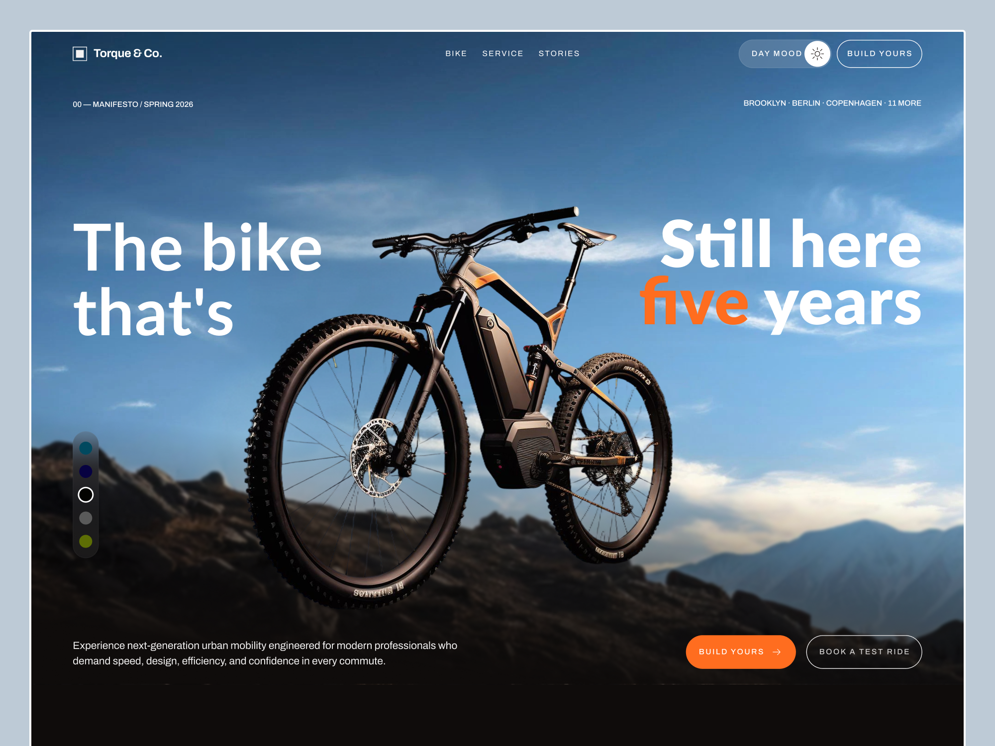Torque & Co. — E-Bike Maintenance & Service Website UI Concept brand website conversion design dtc brand ebike maintenance ebike website editorial design figma homepage design landing page light mode ui minimal design modern web design product website service website ui ui design ux design web design wordpress design