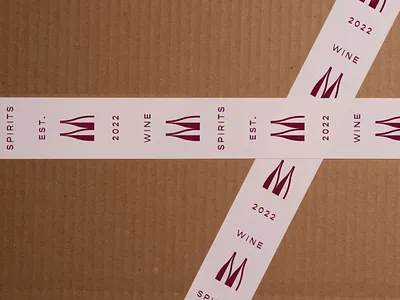 Maison Mura - Box box logo wine packaging tape winery