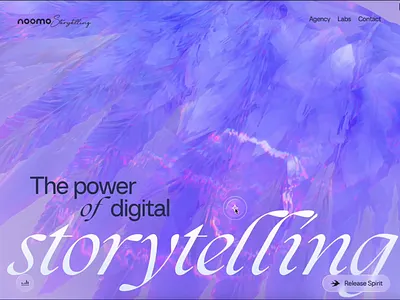 Noomo Storytelling 3d 3d bird 3d glass 3d website animation creative website fly glass hero hover immersive immersive scroll interactive website motion graphics mouse interaction scroll shader webgl website website animation