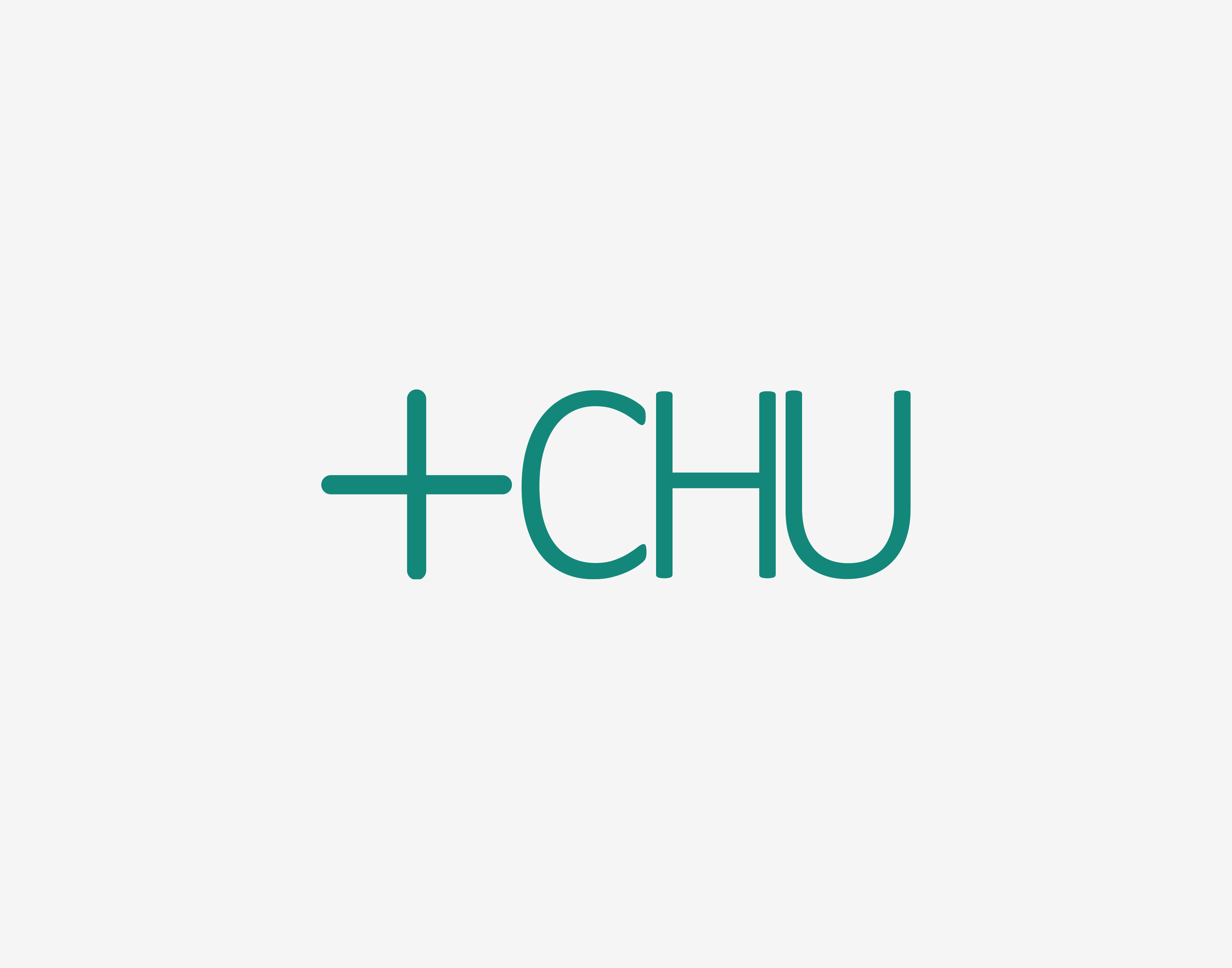 +CHU brand branding chu healthcare logo marque
