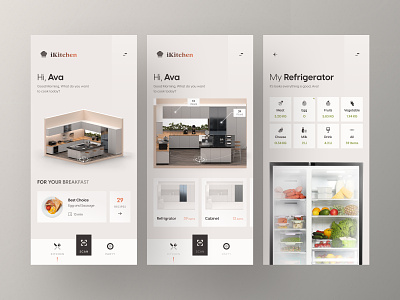 🥘 iKitchen | AI Kitchen + Food recipes 3d 3d illustration 3d motion ai ai app ai ui artificial intelligence bot chat gpt chatgpt figma food kitchen motion presentation smart smart house smart kitchen ui ux