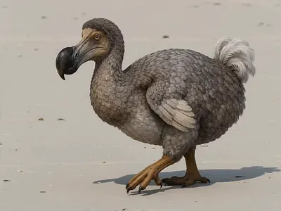 I've "resurrected" the Dodo bird! 3d aigc animal crossing bird guide dodo extinct animals imagination modeling and animation pixar animation