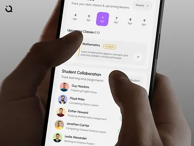 Eduzen - Student Activity & Schedule Flow | Learning App | Qudra activity tracker coaching activity app edtech ui education education app education mobile app education platform learning learning app learning mobile app mobile app ui online education app online learning app qudra schedule app student student dashboard teaching app