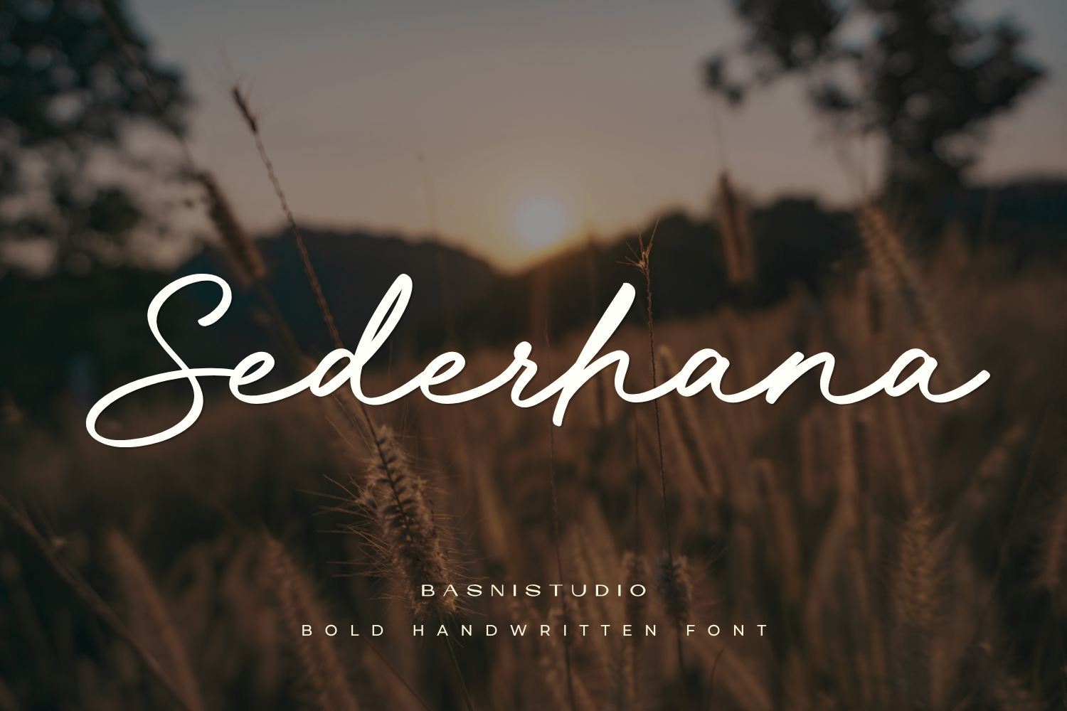 Sederhana Bold handwritten font authentic beautiful calligraphy casual chic creativity cursive elegant fashion graphic design handwriting handwritten logotype luxury magazine modern pen script signature stylish