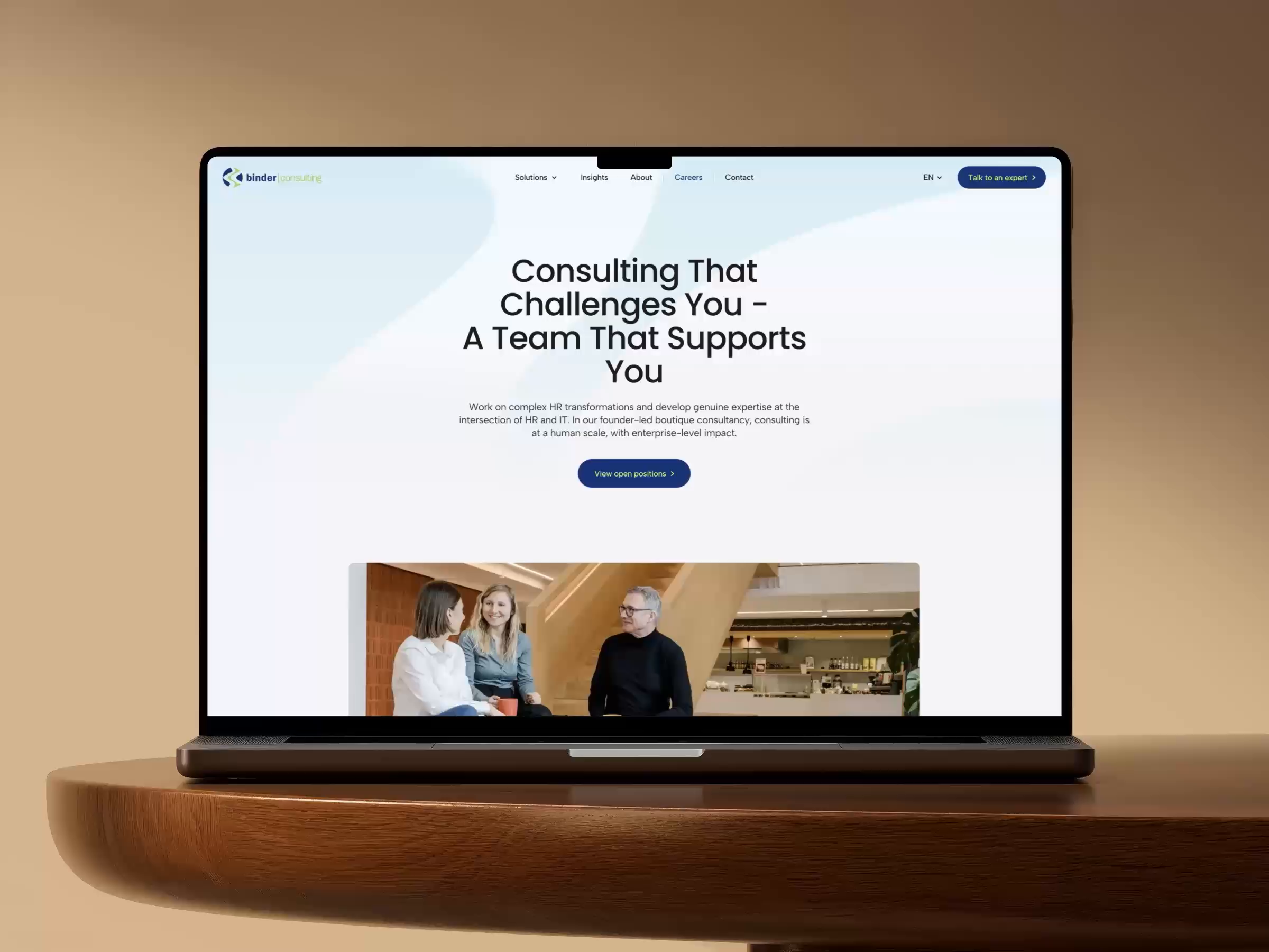 Career page - where consulting gets human