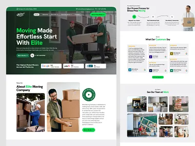 Moving Company Website Design design home service homepage homeservice website design landing landing page mover movers movers and packers moversnearme moving moving company moving service newborncare plumbing ui uiux web design website website design