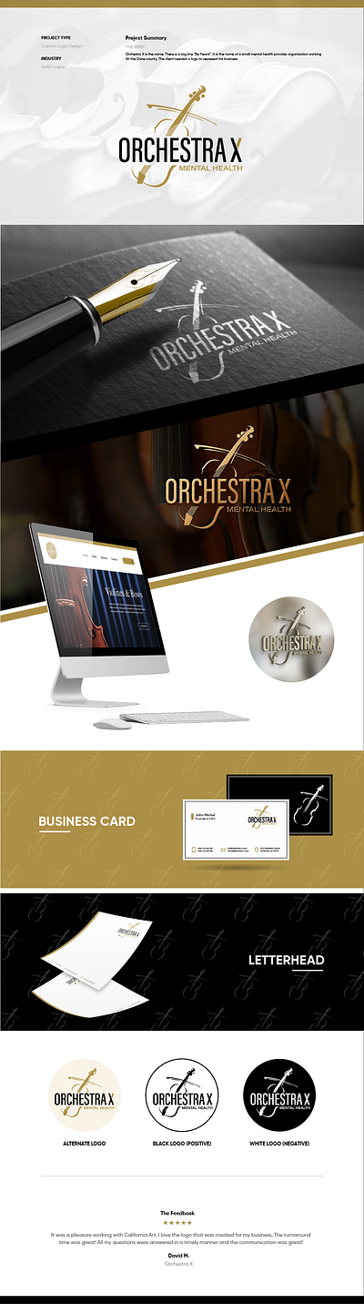 orchestraX_Branding branding design graphic design illustration logo typography ui