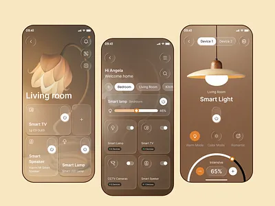 Smart Light & IoT Mobile App Design ai ai bot android app app design assistant chatbot e commerce ios iot mobile mobile app mobile ui portfolio saas landing page smart home smart home app ux ui web