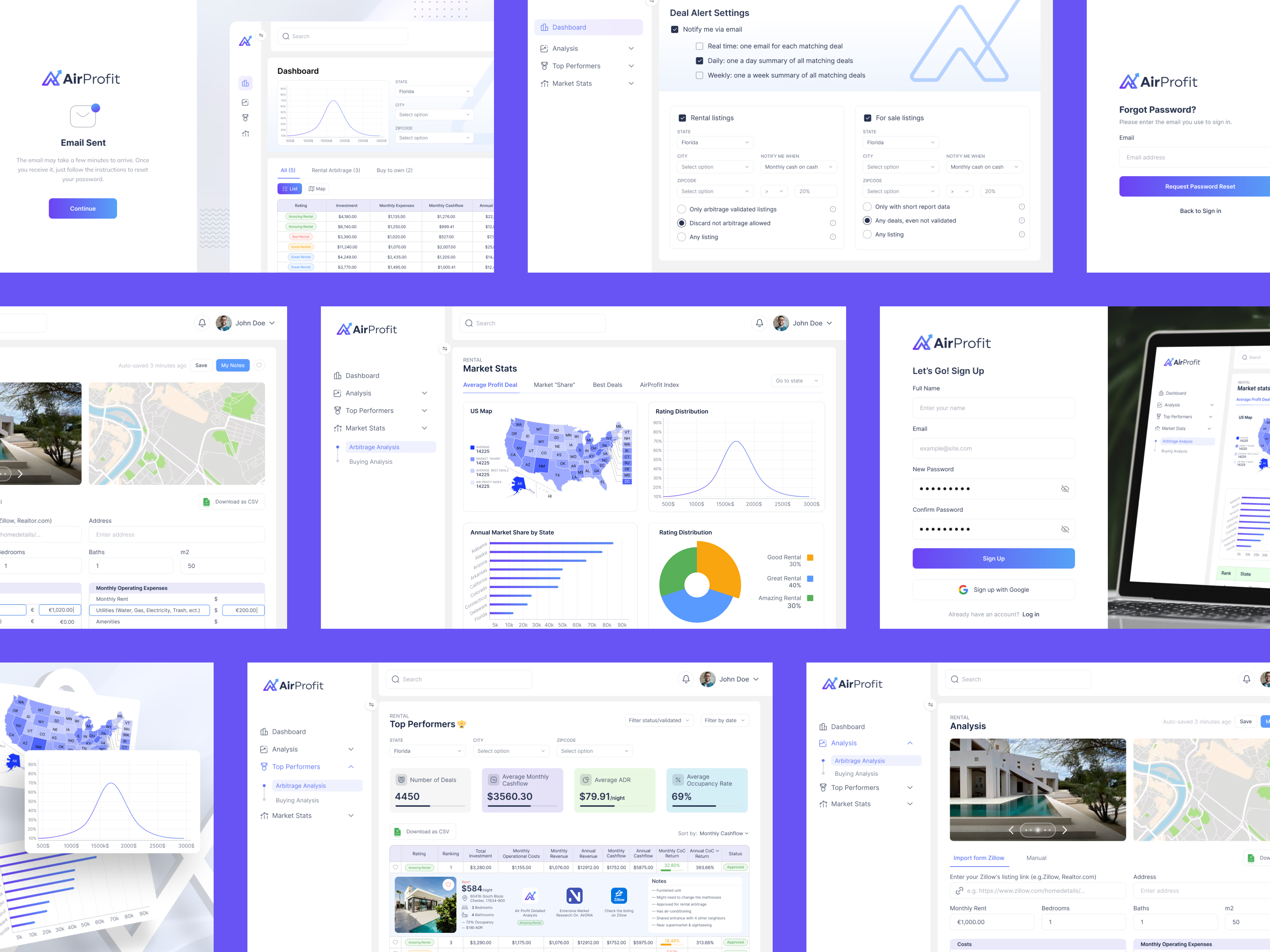 Example of Web App / Dashboard Design